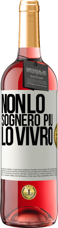 29,95 € | Vino rosato Edizione ROSÉ Non lo sognerò più. Lo vivrò Etichetta Bianca. Etichetta personalizzabile Vino giovane Raccogliere 2024 Tempranillo