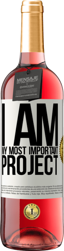 29,95 € | Rosé Wine ROSÉ Edition I am my most important project White Label. Customizable label Young wine Harvest 2024 Tempranillo