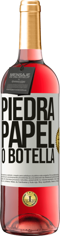 «Piedra, papel o botella» Edición ROSÉ