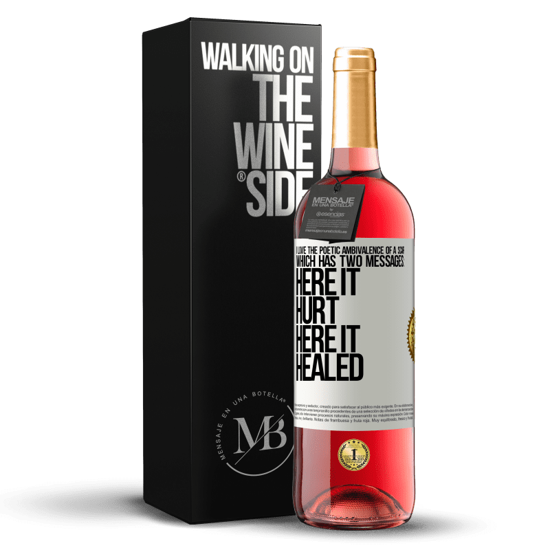 29,95 € Free Shipping | Rosé Wine ROSÉ Edition I love the poetic ambivalence of a scar, which has two messages: here it hurt, here it healed White Label. Customizable label Young wine Harvest 2024 Tempranillo