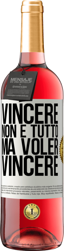 29,95 € | Vino rosato Edizione ROSÉ Vincere non è tutto, ma voler vincere Etichetta Bianca. Etichetta personalizzabile Vino giovane Raccogliere 2023 Tempranillo