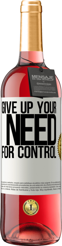 «Откажитесь от необходимости контроля» Издание ROSÉ