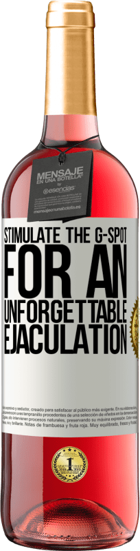 29,95 € | Rosé Wine ROSÉ Edition Stimulate the G-spot for an unforgettable ejaculation White Label. Customizable label Young wine Harvest 2023 Tempranillo