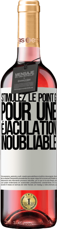 «Stimulez le point G pour une éjaculation inoubliable» Édition ROSÉ