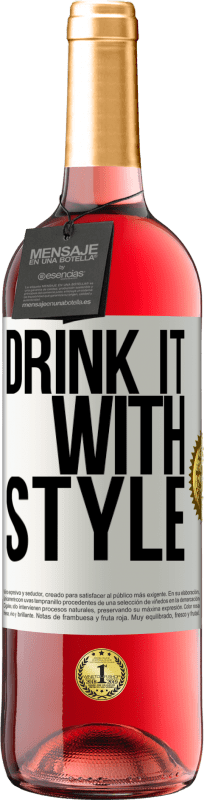 29,95 € | Rosé Wine ROSÉ Edition Drink it with style White Label. Customizable label Young wine Harvest 2025 Tempranillo