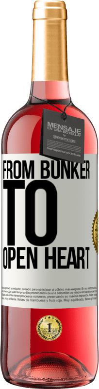 29,95 € | Rosé Wine ROSÉ Edition From bunker to open heart White Label. Customizable label Young wine Harvest 2023 Tempranillo