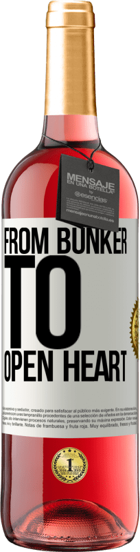 29,95 € Free Shipping | Rosé Wine ROSÉ Edition From bunker to open heart White Label. Customizable label Young wine Harvest 2025 Tempranillo