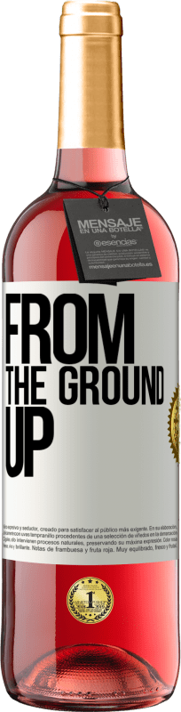 29,95 € Free Shipping | Rosé Wine ROSÉ Edition From The Ground Up White Label. Customizable label Young wine Harvest 2025 Tempranillo