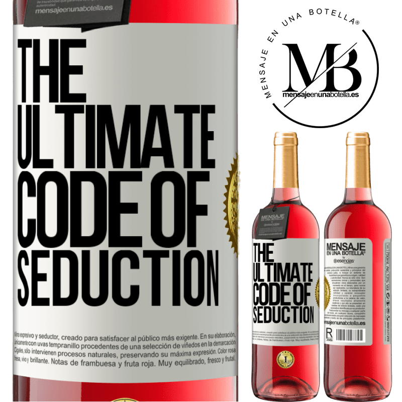 29,95 € Free Shipping | Rosé Wine ROSÉ Edition The ultimate code of seduction White Label. Customizable label Young wine Harvest 2022 Tempranillo