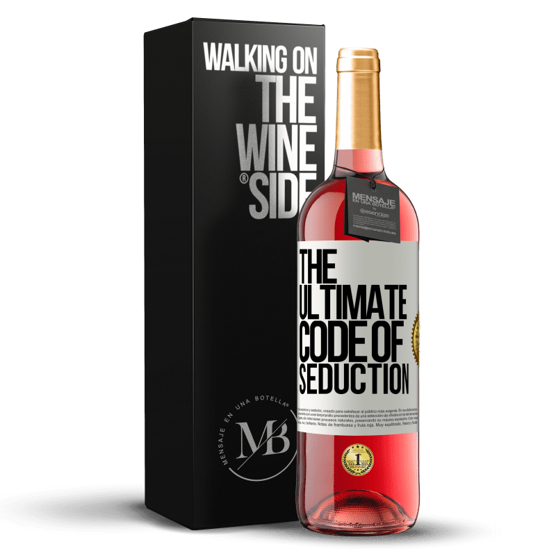 29,95 € Free Shipping | Rosé Wine ROSÉ Edition The ultimate code of seduction White Label. Customizable label Young wine Harvest 2025 Tempranillo