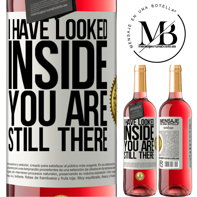 29,95 € Free Shipping | Rosé Wine ROSÉ Edition I have looked inside. You still there White Label. Customizable label Young wine Harvest 2022 Tempranillo