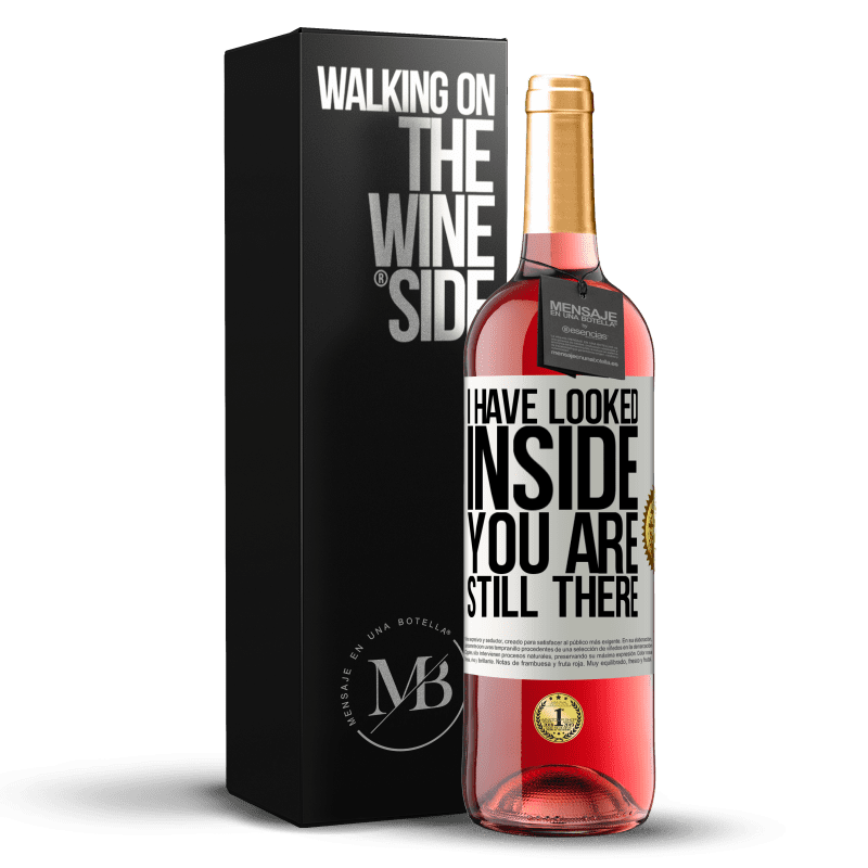 29,95 € Free Shipping | Rosé Wine ROSÉ Edition I have looked inside. You still there White Label. Customizable label Young wine Harvest 2025 Tempranillo