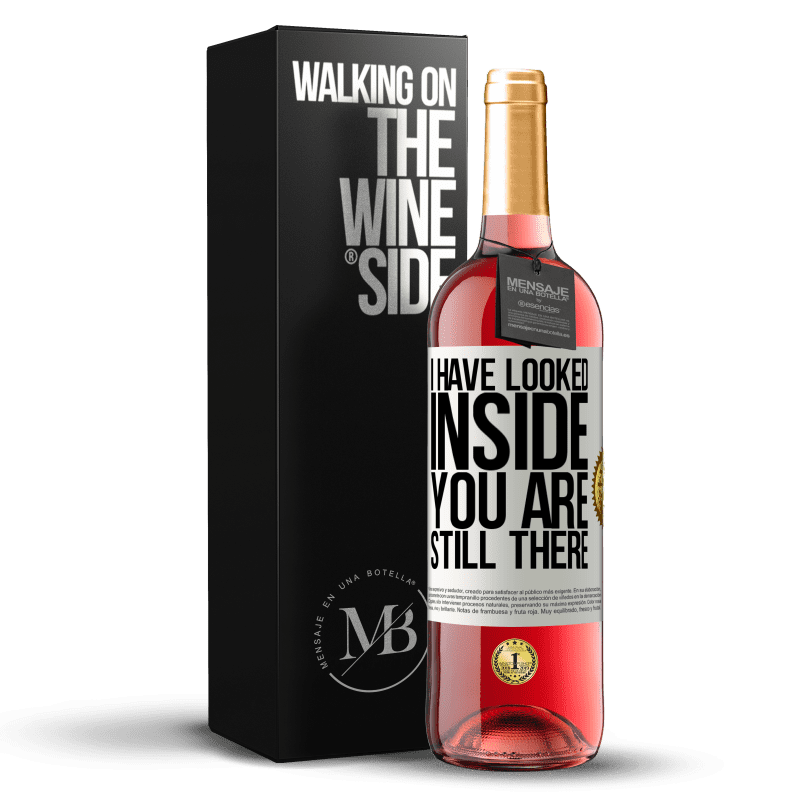24,95 € Free Shipping | Rosé Wine ROSÉ Edition I have looked inside. You still there White Label. Customizable label Young wine Harvest 2021 Tempranillo