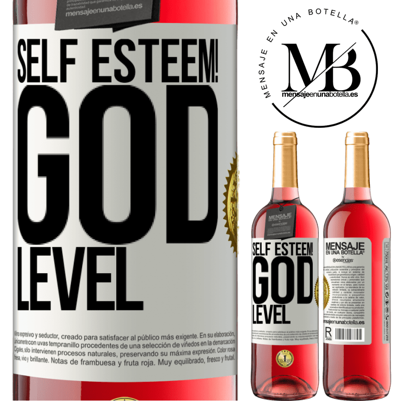 29,95 € Free Shipping | Rosé Wine ROSÉ Edition Self esteem! God level White Label. Customizable label Young wine Harvest 2022 Tempranillo