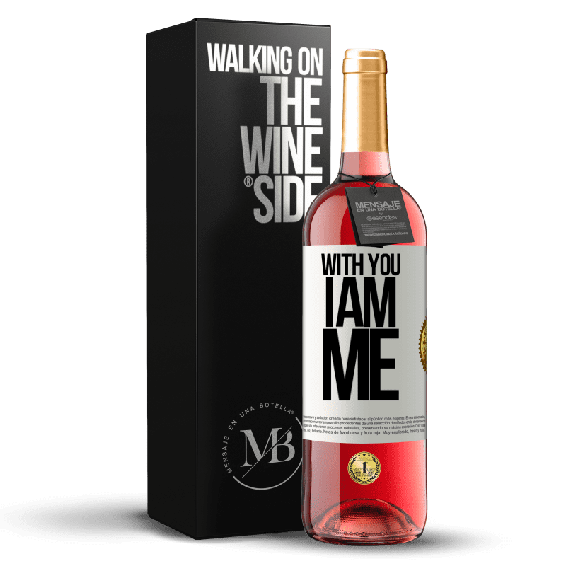 29,95 € Free Shipping | Rosé Wine ROSÉ Edition With you i am me White Label. Customizable label Young wine Harvest 2025 Tempranillo