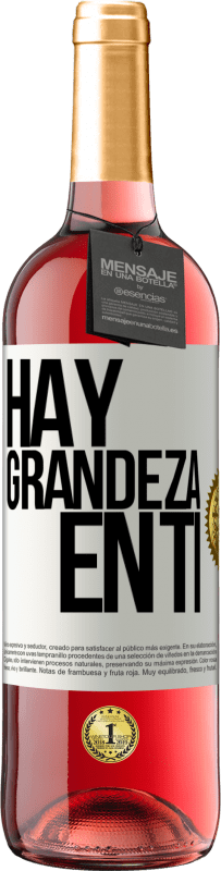29,95 € | Vino Rosado Edición ROSÉ Hay grandeza en ti Etiqueta Blanca. Etiqueta personalizable Vino joven Cosecha 2025 Tempranillo