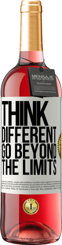 29,95 € | Rosé Wine ROSÉ Edition Think different. Go beyond the limits White Label. Customizable label Young wine Harvest 2024 Tempranillo