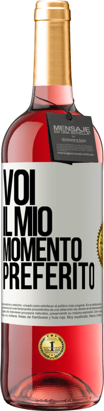 29,95 € Spedizione Gratuita | Vino rosato Edizione ROSÉ Voi. Il mio momento preferito Etichetta Bianca. Etichetta personalizzabile Vino giovane Raccogliere 2023 Tempranillo