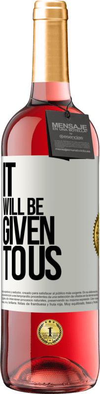 29,95 € Free Shipping | Rosé Wine ROSÉ Edition It will be given to us White Label. Customizable label Young wine Harvest 2025 Tempranillo