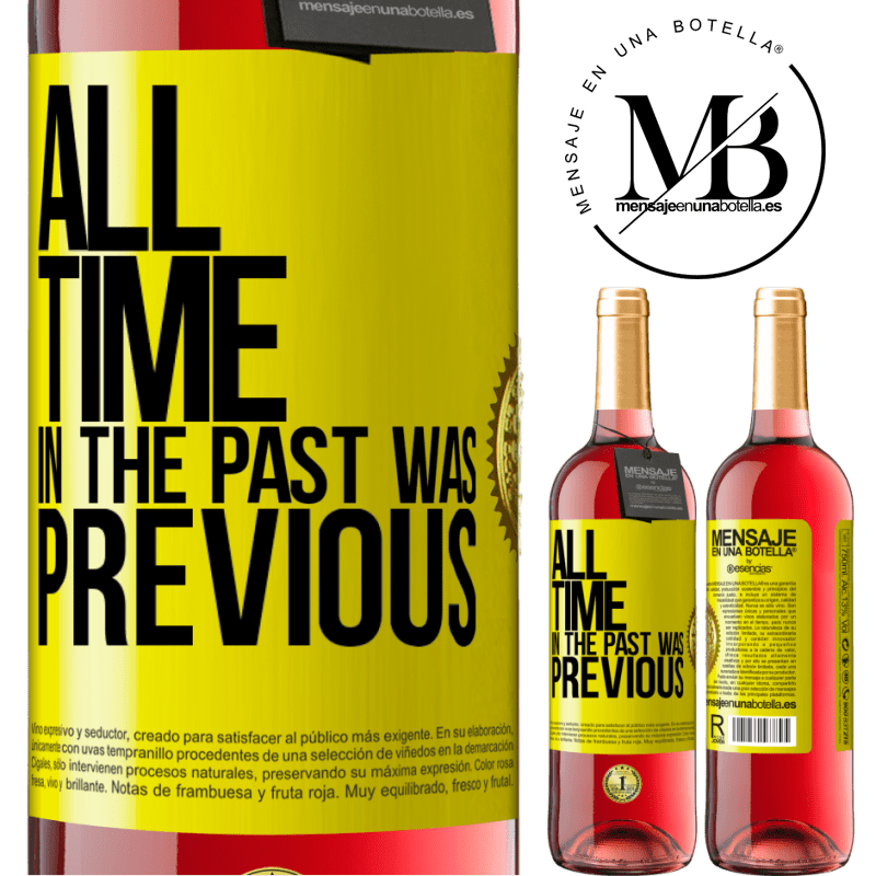 24,95 € Free Shipping | Rosé Wine ROSÉ Edition All time in the past, was previous Yellow Label. Customizable label Young wine Harvest 2021 Tempranillo