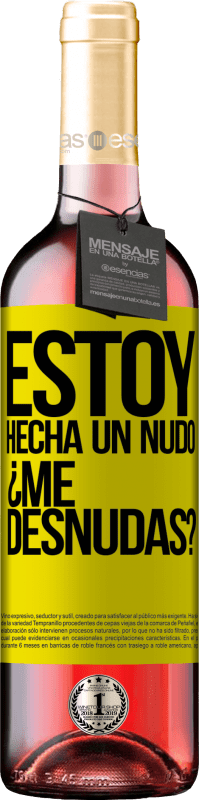 29,95 € Envoi gratuit | Vin rosé Édition ROSÉ Je suis ta forêt. Éfeuille-moi Étiquette Jaune. Étiquette personnalisable Vin jeune Récolte 2025 Tempranillo
