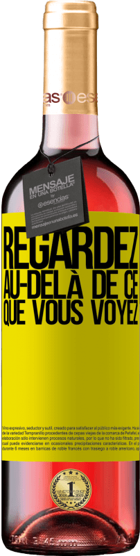 29,95 € | Vin rosé Édition ROSÉ Regardez au-delà de ce que vous voyez Étiquette Jaune. Étiquette personnalisable Vin jeune Récolte 2024 Tempranillo