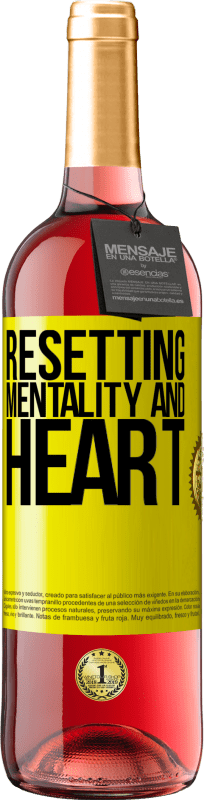 29,95 € | 桃红葡萄酒 ROSÉ版 重塑心态 黄色标签. 可自定义的标签 青年酒 收成 2025 Tempranillo