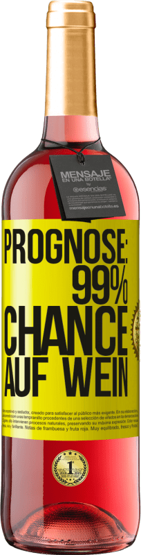 «Prognose: 99% Chance auf Wein» ROSÉ Ausgabe