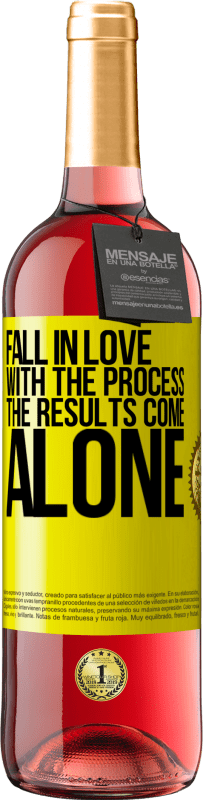 29,95 € | Rosé Wine ROSÉ Edition Fall in love with the process, the results come alone Yellow Label. Customizable label Young wine Harvest 2024 Tempranillo