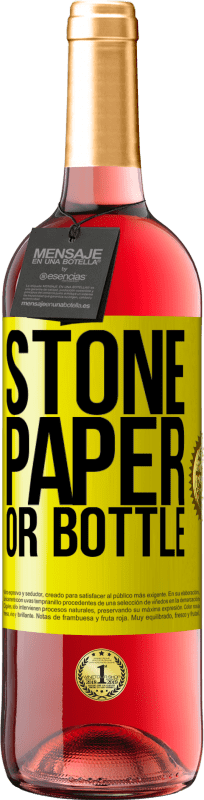 «Stone, paper or bottle» ROSÉ Edition