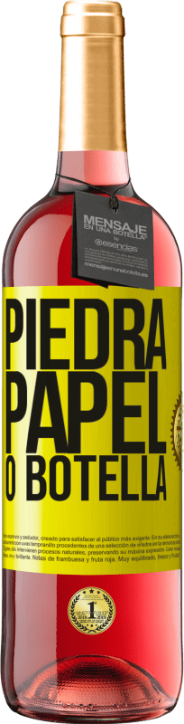«Piedra, papel o botella» Edición ROSÉ