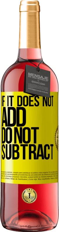 29,95 € Бесплатная доставка | Розовое вино Издание ROSÉ Если это не добавить, не вычитайте Желтая этикетка. Настраиваемая этикетка Молодое вино Урожай 2025 Tempranillo