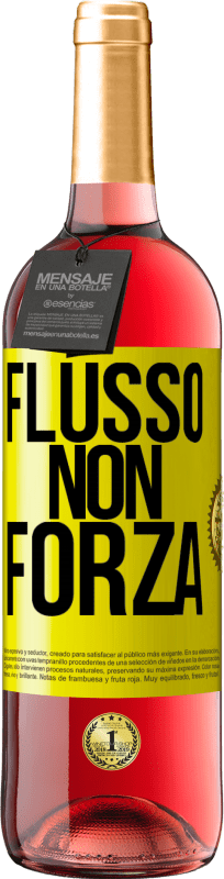 29,95 € Spedizione Gratuita | Vino rosato Edizione ROSÉ Flusso, non forza Etichetta Gialla. Etichetta personalizzabile Vino giovane Raccogliere 2025 Tempranillo