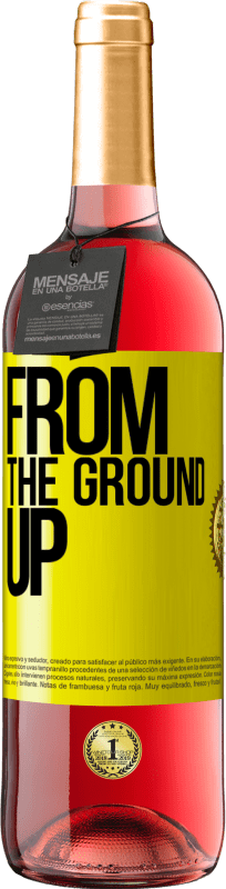 29,95 € | Розовое вино Издание ROSÉ From The Ground Up Желтая этикетка. Настраиваемая этикетка Молодое вино Урожай 2024 Tempranillo