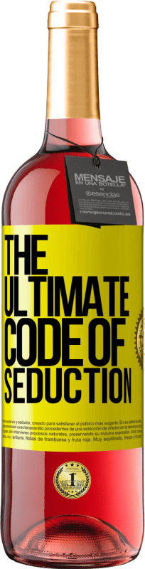 29,95 € | 桃红葡萄酒 ROSÉ版 The ultimate code of seduction 黄色标签. 可自定义的标签 青年酒 收成 2025 Tempranillo