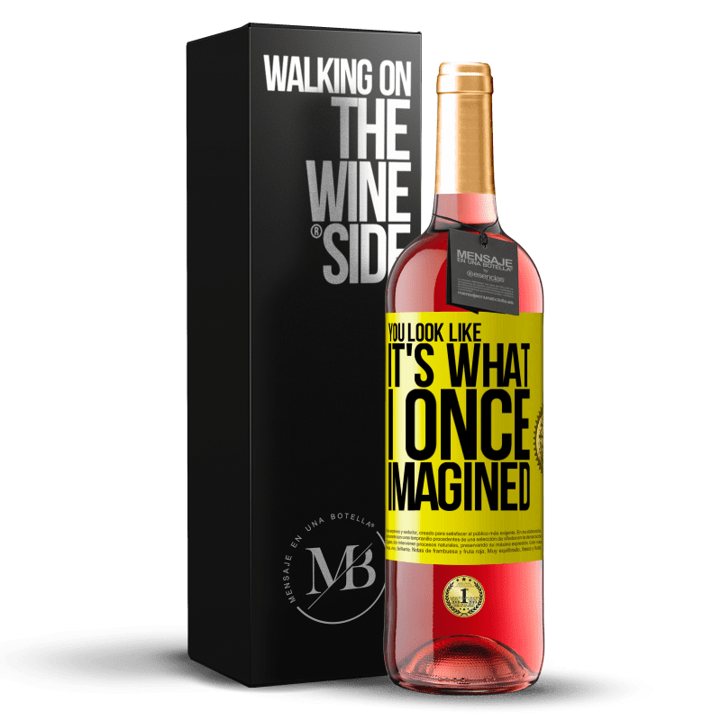 29,95 € Free Shipping | Rosé Wine ROSÉ Edition You look like it's what I once imagined Yellow Label. Customizable label Young wine Harvest 2024 Tempranillo