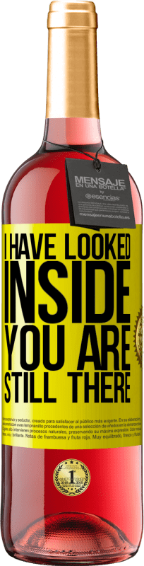 29,95 € Free Shipping | Rosé Wine ROSÉ Edition I have looked inside. You still there Yellow Label. Customizable label Young wine Harvest 2025 Tempranillo