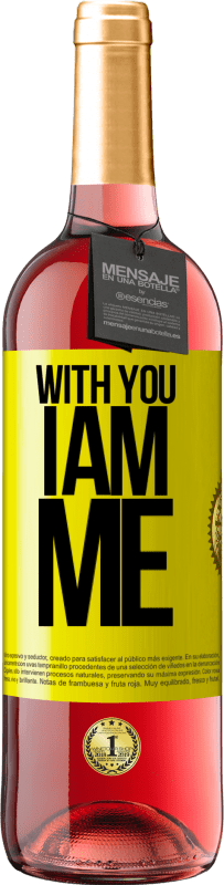 29,95 € Free Shipping | Rosé Wine ROSÉ Edition With you i am me Yellow Label. Customizable label Young wine Harvest 2025 Tempranillo
