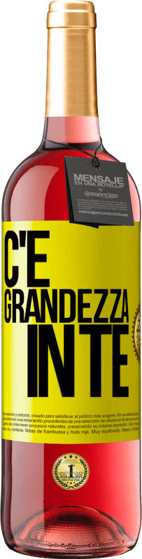 29,95 € | Vino rosato Edizione ROSÉ C'è grandezza in te Etichetta Gialla. Etichetta personalizzabile Vino giovane Raccogliere 2024 Tempranillo