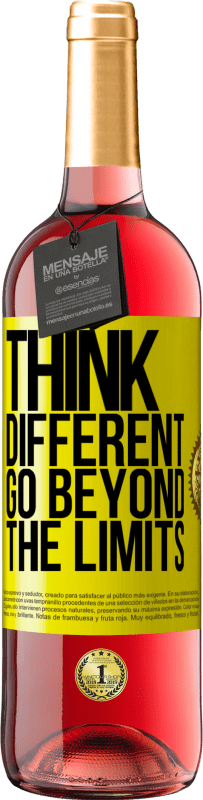 29,95 € Free Shipping | Rosé Wine ROSÉ Edition Think different. Go beyond the limits Yellow Label. Customizable label Young wine Harvest 2025 Tempranillo