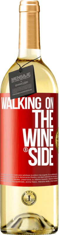 29,95 € | Белое вино Издание WHITE Walking on the Wine Side® Красная метка. Настраиваемая этикетка Молодое вино Урожай 2024 Verdejo