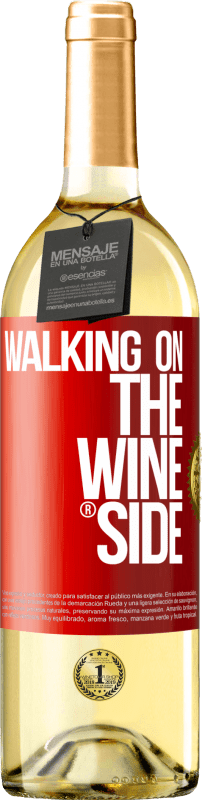 29,95 € | Vino bianco Edizione WHITE Walking on the Wine Side® Etichetta Rossa. Etichetta personalizzabile Vino giovane Raccogliere 2023 Verdejo