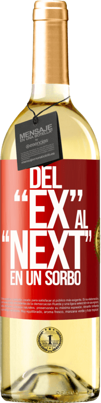 29,95 € | Vino Blanco Edición WHITE Del EX al NEXT en un sorbo Etiqueta Roja. Etiqueta personalizable Vino joven Cosecha 2024 Verdejo