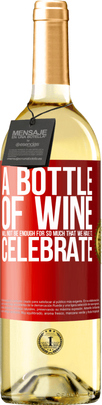 «Бутылки вина не хватит на столько, что мы должны праздновать» Издание WHITE