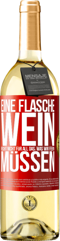 «Eine Flasche Wein reicht nicht für all das, was wir feiern müssen» WHITE Ausgabe