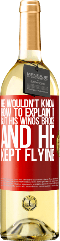 «Он не знал, как это объяснить, но его крылья сломались, и он продолжал летать» Издание WHITE
