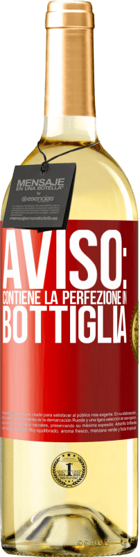 29,95 € | Vino bianco Edizione WHITE Avviso: contiene la perfezione in bottiglia Etichetta Rossa. Etichetta personalizzabile Vino giovane Raccogliere 2024 Verdejo