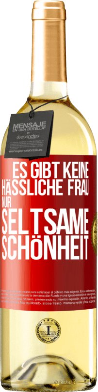 29,95 € | Weißwein WHITE Ausgabe Es gibt keine hässliche Frau, nur seltsame Schönheit Rote Markierung. Anpassbares Etikett Junger Wein Ernte 2025 Verdejo