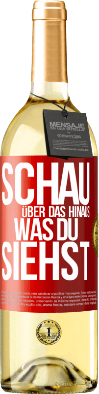 29,95 € | Weißwein WHITE Ausgabe Schau über das hinaus, was du siehst Rote Markierung. Anpassbares Etikett Junger Wein Ernte 2024 Verdejo