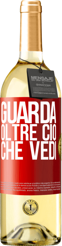 29,95 € | Vino bianco Edizione WHITE Guarda oltre ciò che vedi Etichetta Rossa. Etichetta personalizzabile Vino giovane Raccogliere 2024 Verdejo